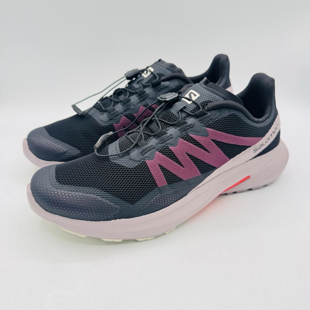 Salomon Hypulse Sneakers Women's Size 10 Black Purple